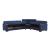 Armada X Microfiber Convertible L-Shaped Sectional
