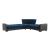 Armada X Microfiber/PU Convertible L-Shaped Sectional