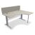 Ogi N Office Single Radial Desk Left, W62.9
