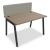 Ogi M Office Single Straight Desk, W47.2
