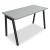 Ogi M Office Single Straight Desk, W47.2