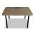 Ogi M Office Single Straight Desk w/Rounded Corners, W47.2
