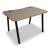 Ogi M Office Single Straight Desk w/Rounded Corners