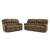 Boothbay Faux Leather Reclining Living Room Set