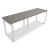 Ogi Q Office Single-Row 2-Desk Bench