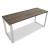 Ogi Q Office Single Straight Desk, W62.9