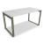 Ogi Q Office Single Straight Desk, W55.1