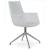 Bottega High Back Dining Arm Chair w/Spider Swivel Base