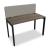 Ogi U Office Single Straight Desk, W47.2