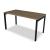 Ogi U Office Single Straight Desk, W55.1