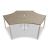 Ogi W Office 3-Desk Bench
