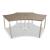 Ogi W Office 3-Desk Bench