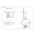 Bowery Contemporary Bar w/Customizable LED Lights & Bottle Racks