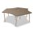 Ogi W Office 3-Desk Bench