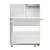 Boxi Office Lockable Storage Tower w/2 Shelves & Top Bookcase