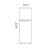 Boxi Office Lockable Storage Tower w/2 Shelves & Top Bookcase, Right Hand