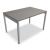 Ogi Y Office Single Straight Desk, W47.2
