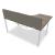 Ogi Y Office Single Radial Desk Right, W62.9