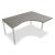 Ogi Y Office Single Radial Desk Left, W62.9