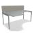 Ogi Y Office Single Radial Desk