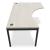 Ogi Y Office Single Radial Desk Left, W70.8