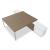 Ogi Y Office Straight Bench w/Managerial Storage, W70.8