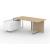Plana Melamine Office Executive Set, Composition 3
