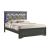 SM Sophie Wood/Fabric Bed w/Led, Queen Size