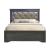 SM Sophie Wood/Fabric Bedroom Set w/Led