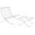 Bellefonte Leatherette Chair & Ottoman