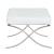 Bellefonte Leatherette Ottoman