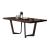 Elite NET Rectangular Wood/Metal Dining Table w/2 Extentions