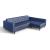 Brio Leather Reversible Sectional Sofa
