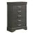 Brooklyn 5-Drawer Wood Veneer Chest