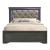 Brooklyn Bed with Polyester Upholstered Headboard & LED Lighting