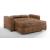 Brooklyn Microsuede Fabric Queen Sofa Sleeper