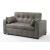 Brooklyn Microsuede Fabric Queen Sofa Sleeper