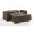 Brooklyn Microsuede Fabric Queen Sofa Sleeper