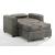 Brooklyn Microsuede Fabric Twin Sofa Sleeper