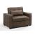 Brooklyn Microsuede Fabric Twin Sofa Sleeper