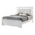 Brooklyn Twin Size Bed with Polyester Upholstered Headboard & LED Lighting