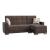 Armada Microfiber/PU Convertible L-Shaped Sectional Sofa