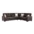 Armada X Fabric/PU Convertible L-Shaped Sectional