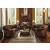 Versailles Oval Velvet Living Room Set