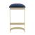 Aura 28.54-inch Leatherette/Stainless Steel Bar Stool