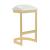 Aura 28.54-inch Leatherette/Stainless Steel Bar Stool