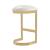 Aura 28.54-inch Leatherette/Stainless Steel Bar Stool