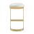 Aura 28.54-inch Leatherette/Stainless Steel Bar Stool