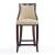 Emperor 41-inch Leatherette/Beech Wood Bar Stool