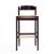 Klismos 40.75-inch Leatherette/Beech Wood Barstool